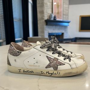 Golden Goose Superstar, I believe in Magic!! Size 39